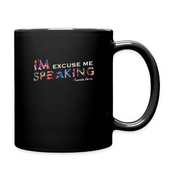 Je parle Kamala Harris - Mug uni - noir - Droite
