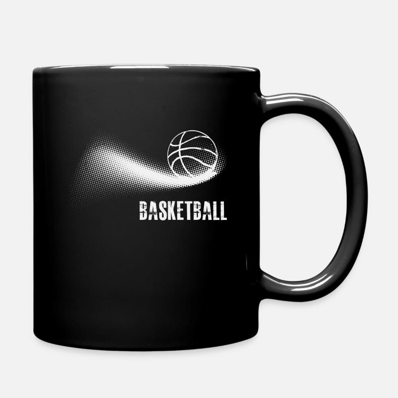 Basketball Word Cloud Gaming Geschenk - Tasse einfarbig - Schwarz