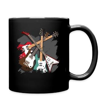 Bassgitarre - Tasse einfarbig - Schwarz - Rechts