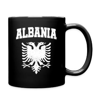 Albania Albania Albanian flag flag - Full Colour Mug - black - Right