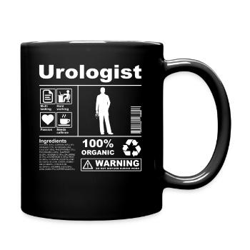 Urologist Product Description - Tasse einfarbig - Schwarz - Rechts