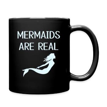Mermaids - Full Colour Mug - black - Right