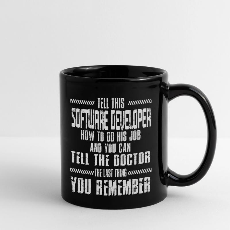 Computer Software Developer Code Programming Full Colour Mug