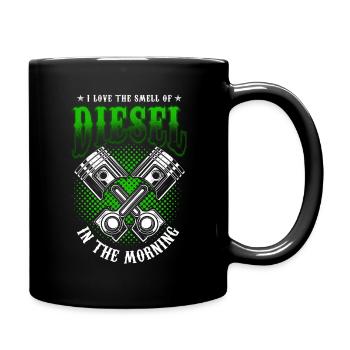 Diesel Diesel Engine Diesel Driver Truck Tuner Motif - Full Colour Mug - black - Right