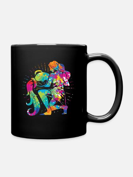 Sternzeichen Wassermann Astrologie Horoskop - Tasse einfarbig - Schwarz