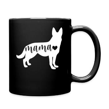 German Shepherd - Full Colour Mug - black - Right
