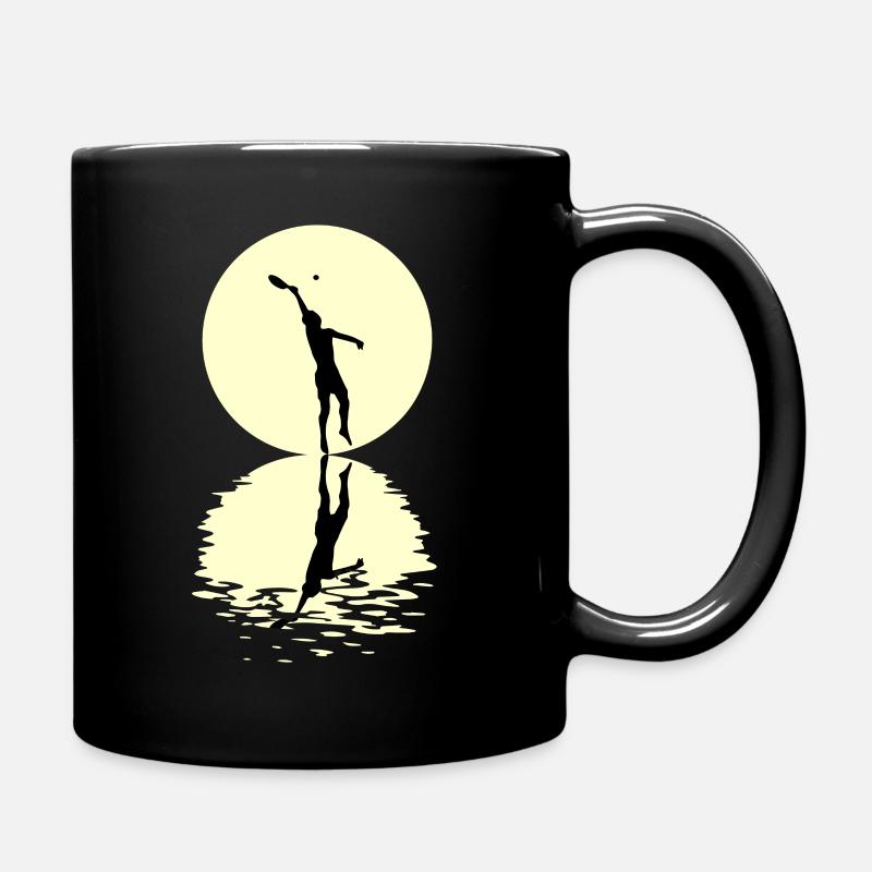 Beachtennis Moon - Tasse einfarbig - Schwarz
