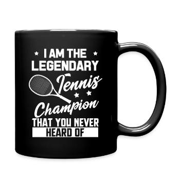 Tennis Tennis Court Wimbledon Gift Club - Mug uni - noir - Droite