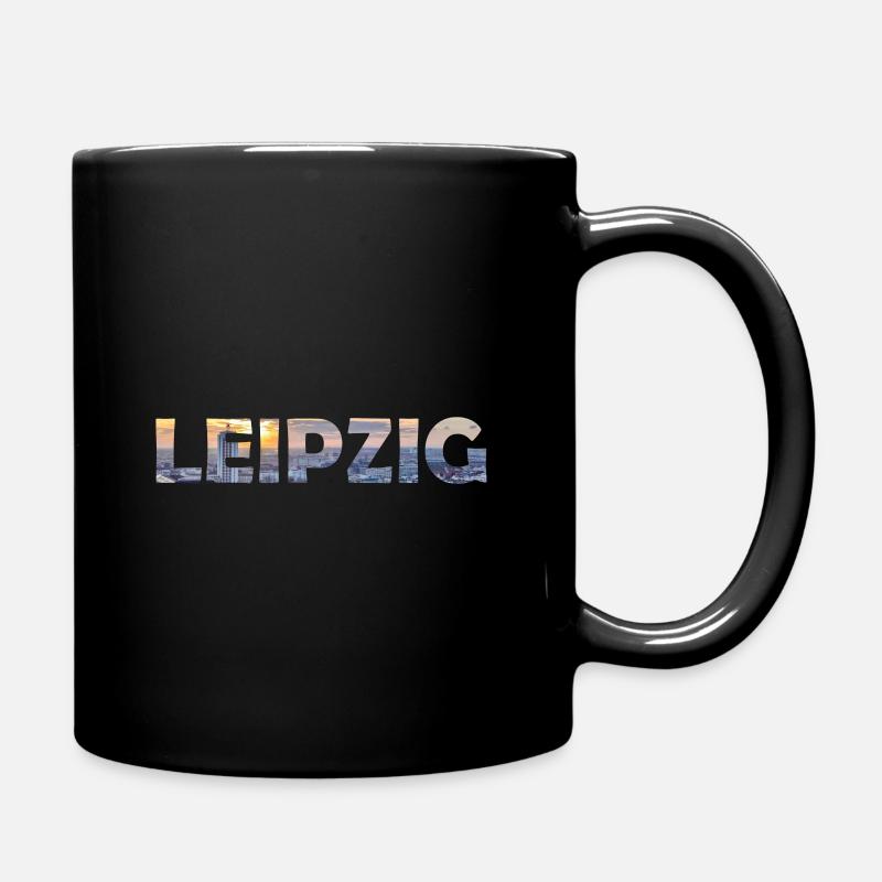 Leipzig - Tasse einfarbig - Schwarz