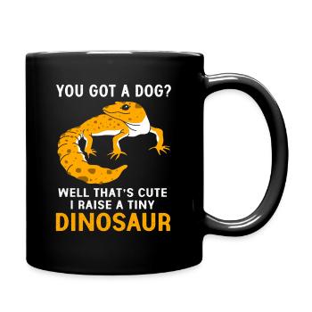 Gecko Lizard Geckos Reptile Reptiles - Full Colour Mug - black - Right