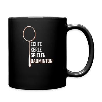 badminton - Mug uni - noir - Droite