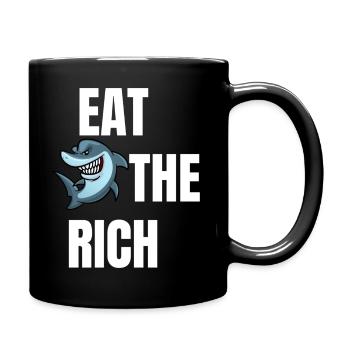 Eat The Rich - Full Colour Mug - black - Right