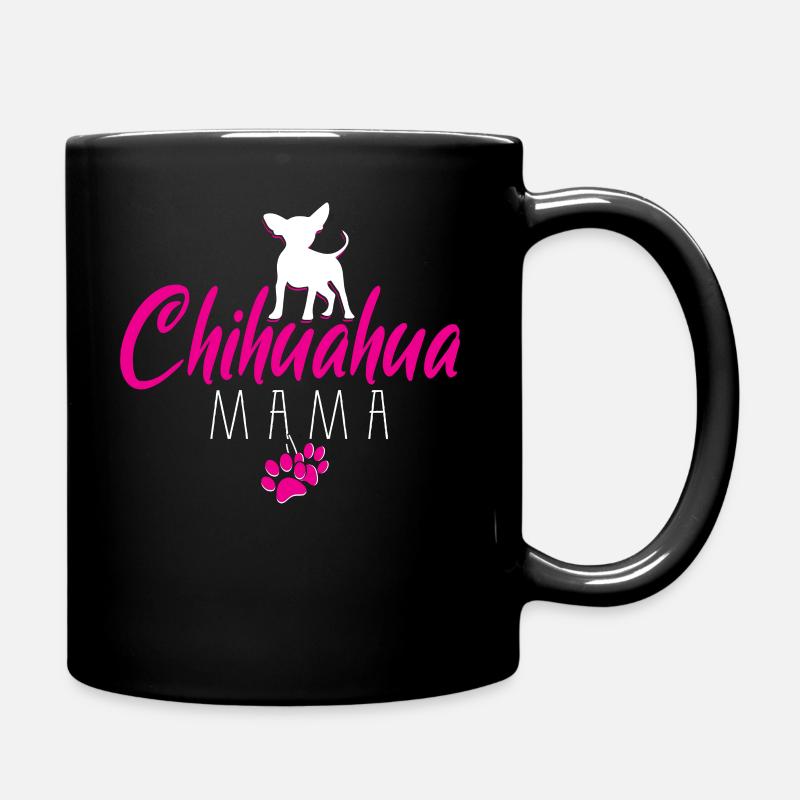 Chihuahua - Tasse einfarbig - Schwarz