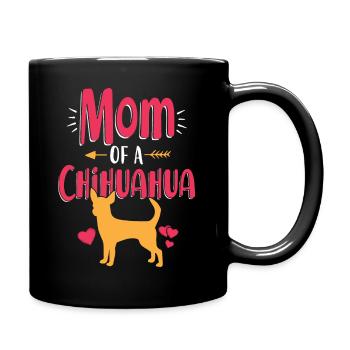 Chihuahua - Full Colour Mug - black - Right