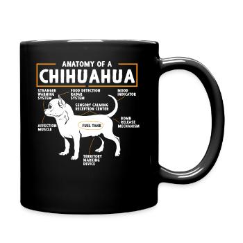 Chihuahua - Full Colour Mug - black - Right