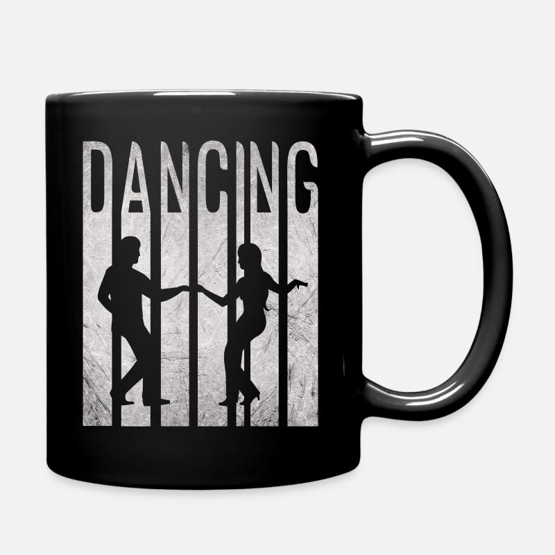 Dancing Disco Fox Boogie Woogie Dancing couple - Mug uni - noir