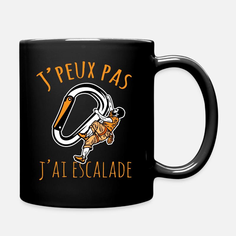 J'peux pas j'ai escalade - Mug uni - noir