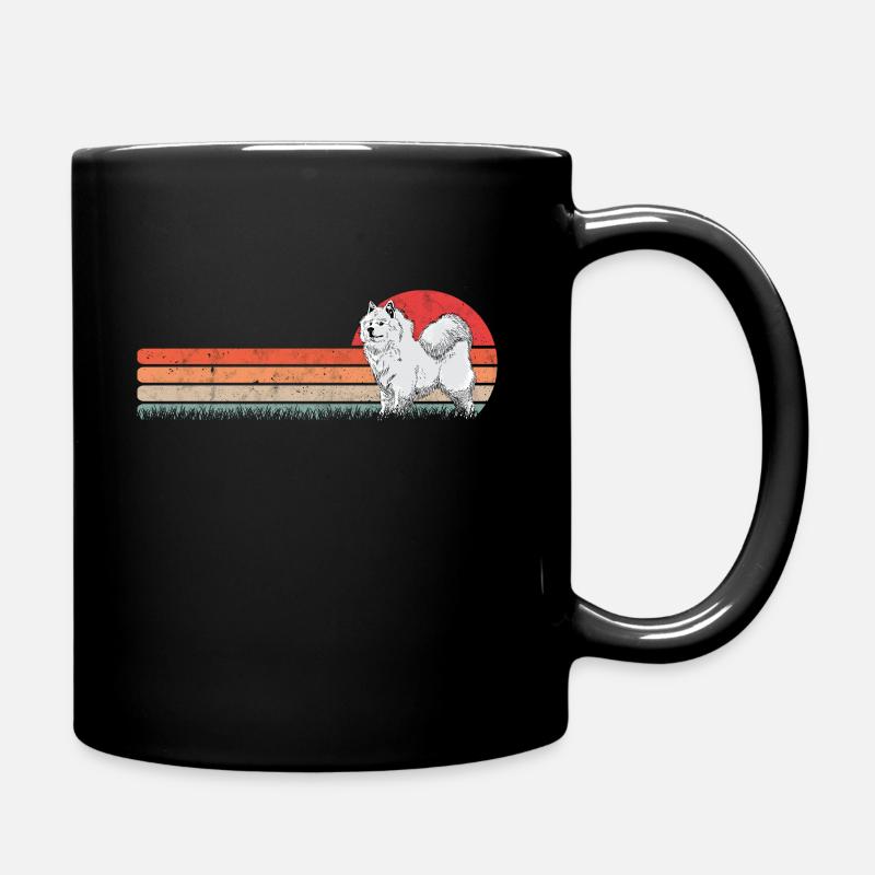 Samoyède chien de traîneau vintage Samoyède - Mug uni - noir