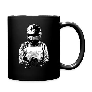Motocross Design Enduro / Gift Idea / MX - Full Colour Mug - black - Right