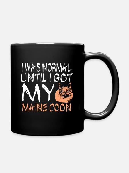 Maine coon - Full Colour Mug - black