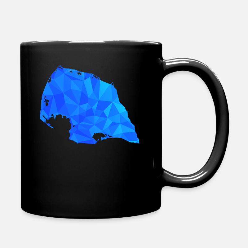 Fehmarn Polygon - Tasse einfarbig - Schwarz