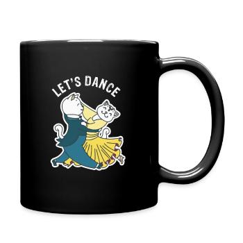 Foxtrot dance school dance class funny dance - Full Colour Mug - black - Right