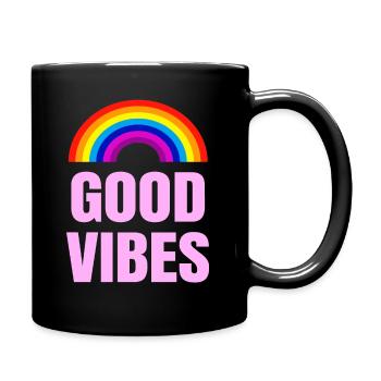 Good vibes - Full Colour Mug - black - Right
