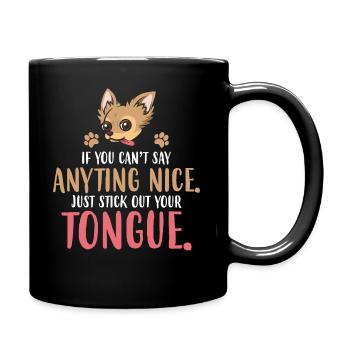 Chihuahua - Full Colour Mug - black - Right