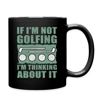Golf Golfer Golfing Golfer Golf Gift - Full Colour Mug - black - Right