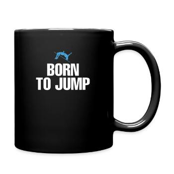 Cadeau de chemise Born To Jump Pole Vault - Mug uni - noir - Droite
