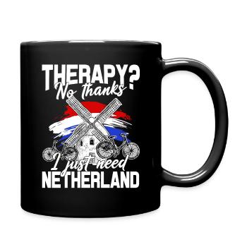 Netherlands Oranje Amsterdam Dutch flag Holland - Full Colour Mug - black - Right