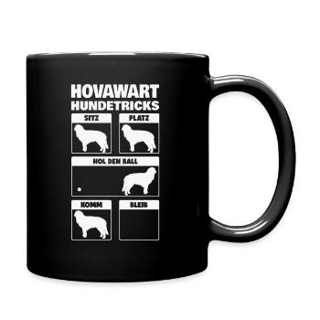 Hovawart Hundetricks Hundebesitzer Hunde Geschenk - Tasse einfarbig - Schwarz - Rechts