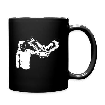 falconry - Full Colour Mug - black - Right