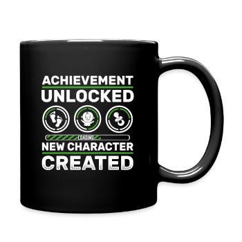 New Character Grossesse Annoncer papa gamer - Mug uni - noir - Droite