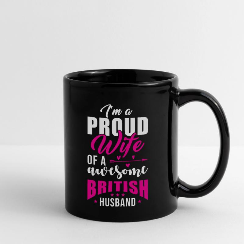 Englischer Ehemann England Ehemann Tasse einfarbig