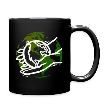 Earth day - we have it in our hand - Mug uni - noir - Droite