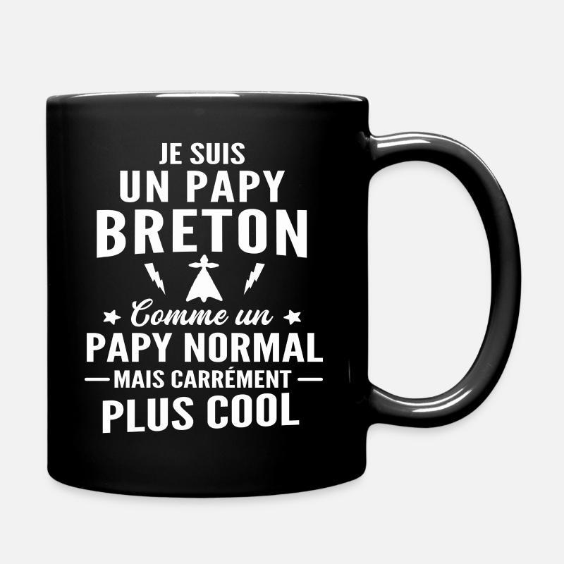 je suis un papy breton - Mug uni - noir