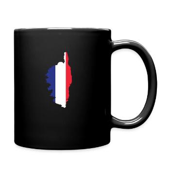 Corse - Mug uni - noir - Droite