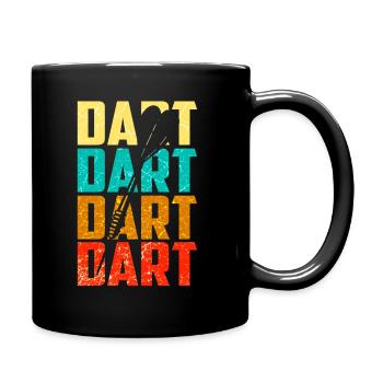 Dart Player Dart Player Gift - Full Colour Mug - black - Right
