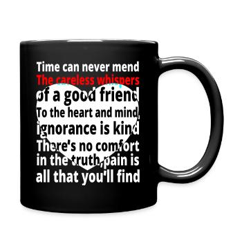 Careless Whispers George Forever - Tasse einfarbig - Schwarz - Rechts