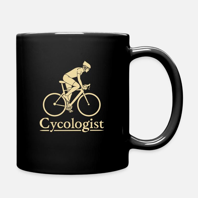 Cycologist Rennrad Rennradfahrer - Tasse einfarbig - Schwarz