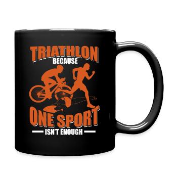 Triathlon - Mug uni - noir - Droite