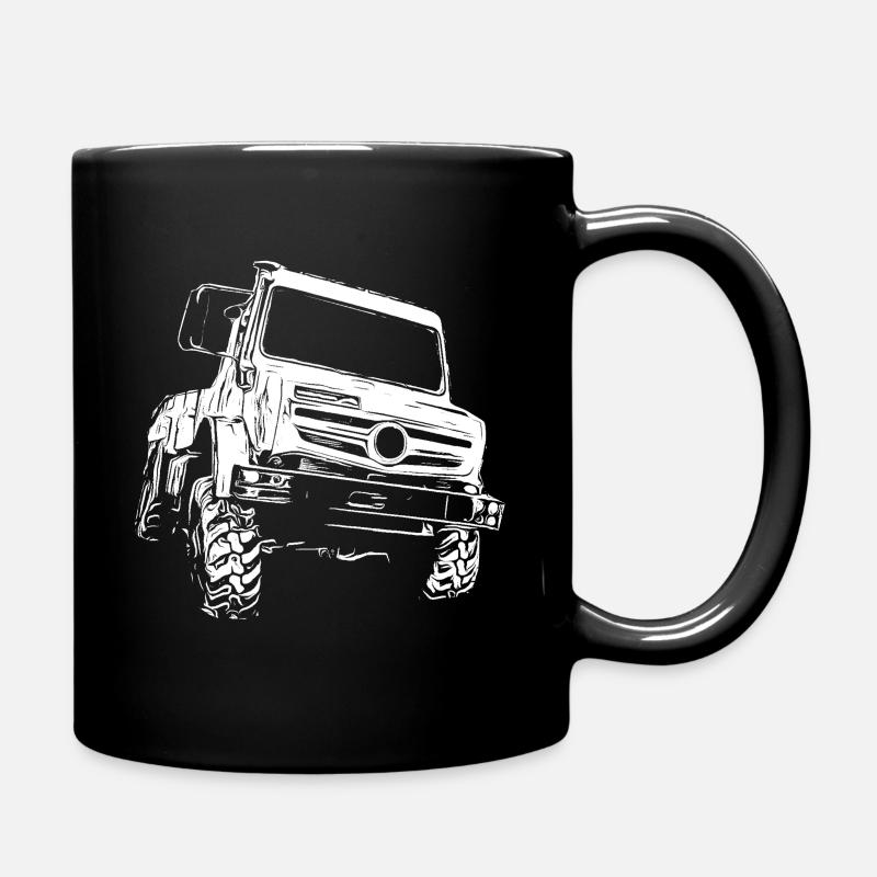 Unimog, véhicule utilitaire, camion, Unimog 406, tracteur - Mug uni - noir