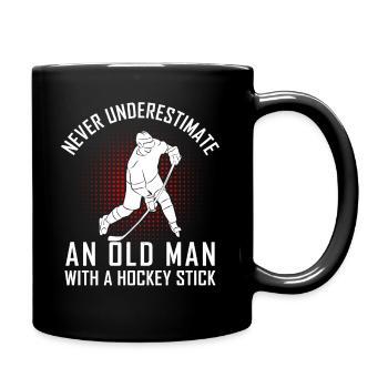 Hockey de hockey bâton de hockey de hockey bâton de hockey de hockey sur glace cadeau - Mug uni - noir - Droite