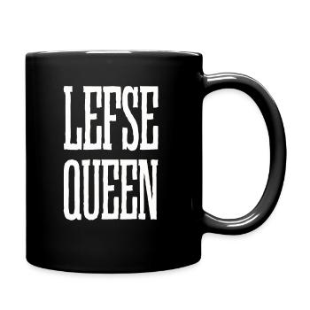 Lefse Queen | Lefse Rolling Team Produkt - Tasse einfarbig - Schwarz - Rechts