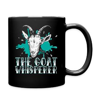 Landwirt Bäuerin - Tasse einfarbig - Schwarz - Rechts
