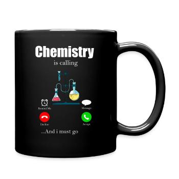 Chemistry Periodic Table Molecule Atom Biochemistry - Full Colour Mug - black - Right