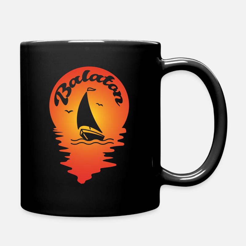 Balaton - Tasse einfarbig - Schwarz