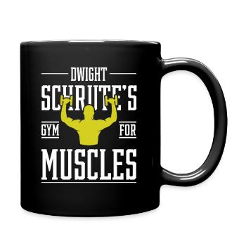The Office Dwight’s Gym for Muscles - Motivation - Mug uni - noir - Droite