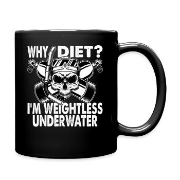 Diving Scuba Diving Diver Deep Diving Gift - Full Colour Mug - black - Right